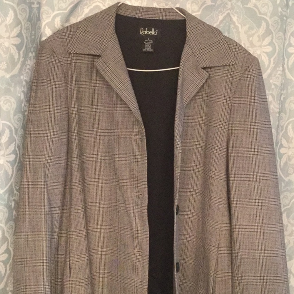 Rafaela Plaid Jacket Size 8